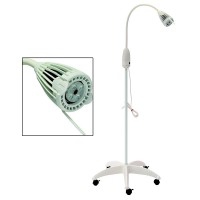 LED lamp for minor surgery: multiposition lamp, 10W LED and white PVC base
